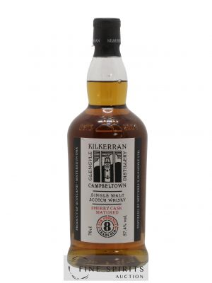 Kilkerran 8 years Of. Sherry Cask Matured Cask Strength (57,4°)   - Lot de 1 Bouteille