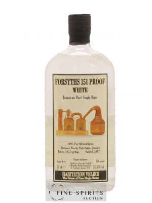 Forsyths Habitation Velier 151 Proof White bottled 2017 