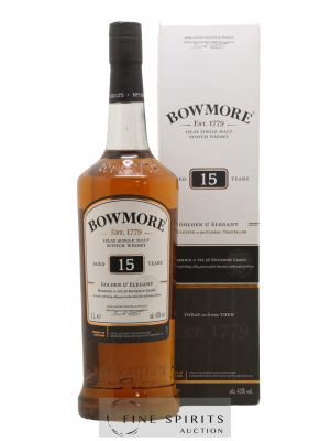 Bowmore 15 years Of. Golden & Elegant (1L.) ---- - Lot de 1 Bouteille