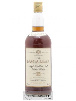 Macallan (The) 12 years Of. Sherry Wood Matured (1L) ---- - Lot de 1 Bouteille