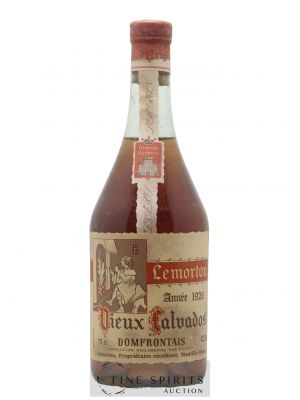 Lemorton 1926 Of. Vieux Calvados du Domfrontais Grande Réserve ---- - Lot de 1 Bouteille