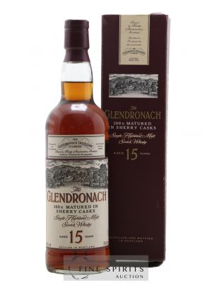 Glendronach 15 years Of. 100% Matured In Sherry Casks 