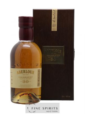 Aberlour 30 years 1975 Of. Cask n°4577 - One of 164 ---- - Lot de 1 Bouteille