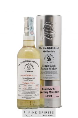 Clynelish 18 years 1992 Signatory Vintage Hogsheads Casks n°17272-73 - One of 771 - bottled 2011 The Un-Chillfiltered Collection ---- - Lot de 1 Bouteille