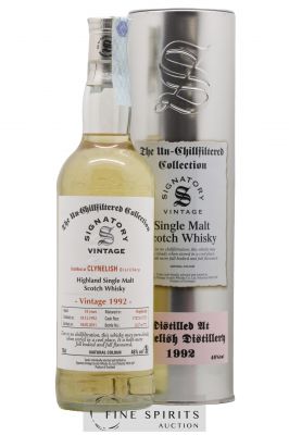 Clynelish 18 years 1992 Signatory Vintage Hogsheads Casks n°17272-73 - One of 771 - bottled 2011 The Un-Chillfiltered Collection ---- - Lot de 1 Bottle