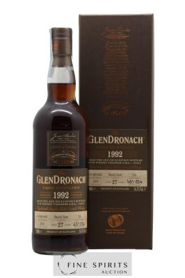 The Glendronach 27 years 1992 Of. Cask n°216 - One of 534 - bottled 2019 Whisky Paradise Cask Bottling   - Lot de 1 Bouteille