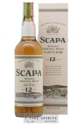 Scapa 12 years Of.   - Lot of 1 Bottle