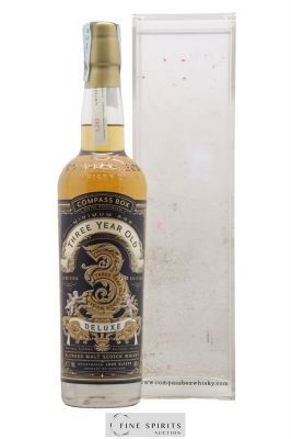 Three Year Old Deluxe 3 years Compass Box One of 3282 - bottled 2016 Limited Edition 