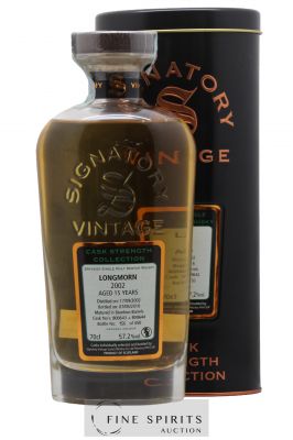 Longmorn 15 years 2002 Signatory Vintage Cask n°800643-800644 - One of 450 - bottled 2018 Cask Strength Collection   - Lot of 1 Bottle