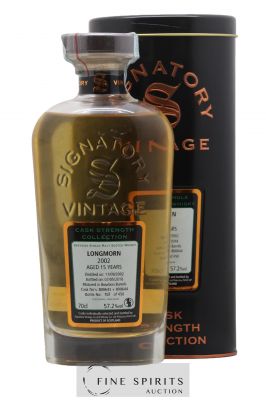 Longmorn 15 years 2002 Signatory Vintage Cask n°800643-800644 - One of 450 - bottled 2018 Cask Strength Collection   - Lot de 1 Bouteille