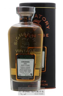 Longmorn 15 years 2002 Signatory Vintage Cask n°800643-800644 - One of 450 - bottled 2018 Cask Strength Collection   - Lot de 1 Bouteille