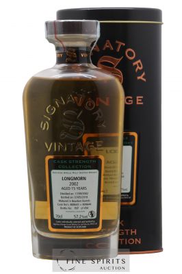 Longmorn 15 years 2002 Signatory Vintage Cask n°800643-800644 - One of 450 - bottled 2018 Cask Strength Collection   - Lot of 1 Bottle