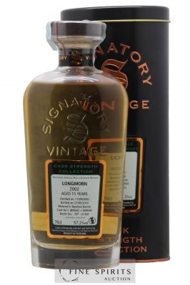 Longmorn 15 years 2002 Signatory Vintage Cask n°800643-800644 - One of 450 - bottled 2018 Cask Strength Collection   - Lot of 1 Bottle