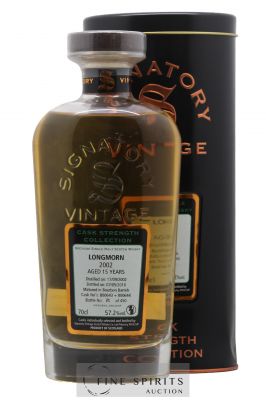 Longmorn 15 years 2002 Signatory Vintage Cask n°800643-800644 - One of 450 - bottled 2018 Cask Strength Collection 