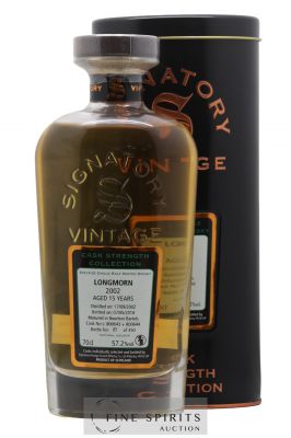 Longmorn 15 years 2002 Signatory Vintage Cask n°800643-800644 - One of 450 - bottled 2018 Cask Strength Collection   - Lot de 1 Bouteille