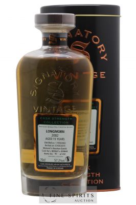 Longmorn 15 years 2002 Signatory Vintage Cask n°800643-800644 - One of 450 - bottled 2018 Cask Strength Collection   - Lot of 1 Bottle