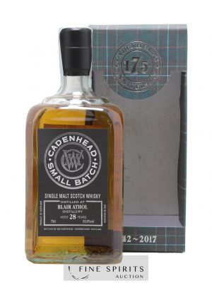 Blair Athol 28 years 1988 Cadenhead's One of 306 - bottled 2017 Small Batch   - Lot de 1 Bouteille