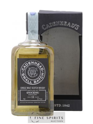 Knockdhu 11 years 2006 Cadenhead's One of 792 - bottled 2018 Small Batch   - Lot de 1 Bouteille