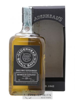 Benriach 19 years 1996 Cadenhead's One of 558 - bottled 2015 Small Batch   - Lot of 1 Bottle