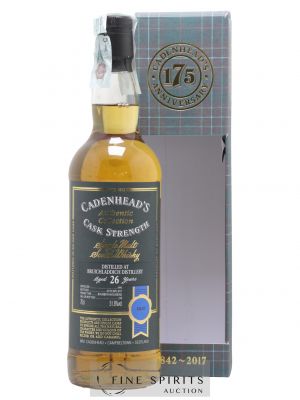 Bruichladdich 26 years 1991 Cadenhead's Cask Strength One of 210 - bottled 2017 Authentic Collection ---- - Lot de 1 Bouteille