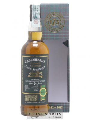 Glenallachie 24 years 1992 Cadenhead's Bourbon Hogshead - One of 258 - bottled 2017 175th Anniversary Authentic Collection   - Lot of 1 Bottle