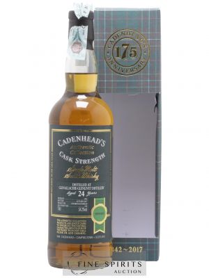 Glenallachie 24 years 1992 Cadenhead's Bourbon Hogshead - One of 258 - bottled 2017 175th Anniversary Authentic Collection ---- - Lot de 1 Bottle