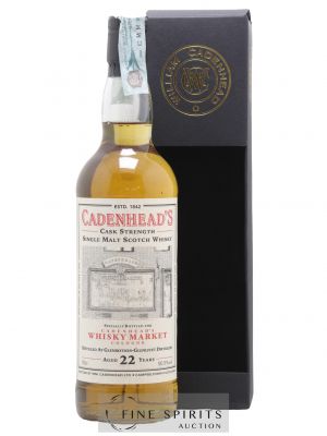 Glenrothes 22 years 1996 Cadenhead's Bourbon Hogshead - One of 312 - bottled 2018 Whisky Market Cologne ---- - Lot de 1 Bottle