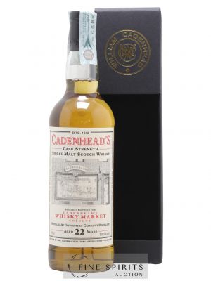 Glenrothes 22 years 1996 Cadenhead's Bourbon Hogshead - One of 312 - bottled 2018 Whisky Market Cologne   - Lot of 1 Bottle