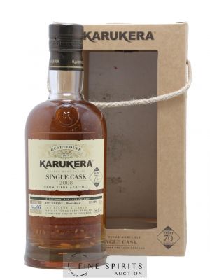 Karukera 2008 Of. Single Cask n°66 - One of 299 - bottled 2017 70th Anniversary Velier ---- - Lot de 1 Bouteille