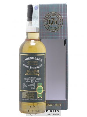 Dailuaine 13 years 2004 Cadenhead's Bourbon Hogshead - One of 288 - bottled 2017 Authentic Collection ---- - Lot de 1 Bottle