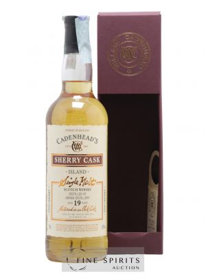 Arran 19 years 1996 Cadenhead's Sherry Cask - Fino Sherry One of 258 - bottled 2016 