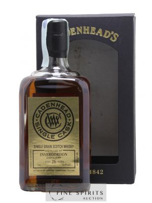 Invergordon 26 years 1991 Cadenhead's Bourbon Hogshead - One of 156 - bottled 2018 Single Cask   - Lot de 1 Bouteille