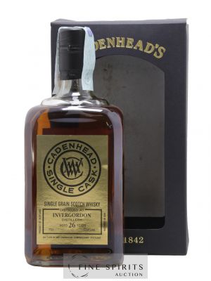 Invergordon 26 years 1991 Cadenhead's Bourbon Hogshead - One of 156 - bottled 2018 Single Cask   - Lot de 1 Bouteille