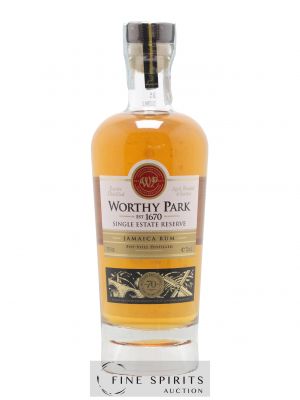 Worthy Park Of. Single Estate Reserve Velier 70th Anniversary   - Lot of 1 Bottle