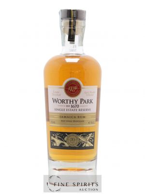 Worthy Park Of. Single Estate Reserve Velier 70th Anniversary 