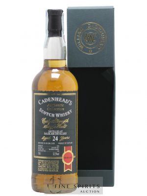 Balblair 24 years 1990 Cadenhead's Bourbon Hogshead - One of 180 - bottled 2015 Authentic Collection 