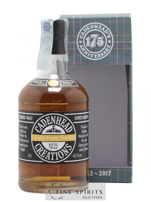 Cadenhead Creations 20 years Of. Batch n°1 - bottled 2017 Light Fruity Smoky ---- - Lot de 1 Bouteille