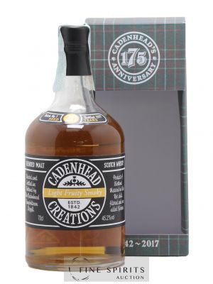 Cadenhead Creations 20 years Of. Batch n°1 - bottled 2017 Light Fruity Smoky 