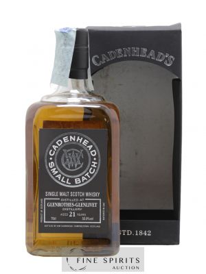 Glenrothes 21 years 1996 Cadenhead's Small Batch One of 990 - bottled 2018 ---- - Lot de 1 Bottle