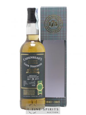 Auchroisk 29 years 1988 Cadenhead's Cask Strength Bourbon Hogshead - One of 180 - bottled 2017 Authentic Collection   - Lot de 1 Bouteille