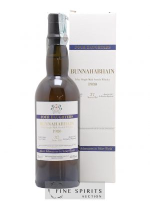 Bunnahabhain 37 years 1980 Signatory Vintage Cask n°2905 - bottled 2017 Velier 70th Anniversary Four Daughters ---- - Lot de 1 Bouteille