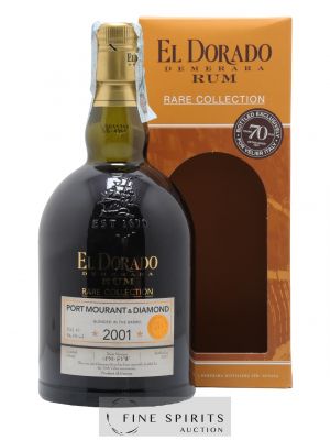 El Dorado 2001 Of. Port Mourant & Diamond Marque PM-SVW - bottled 2017 Velier 70th Anniversary Rare Collection   - Lot de 1 Bouteille