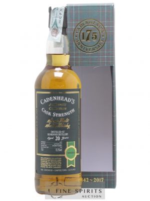 Benrinnes 20 years 1997 Cadenhead's Bourbon Barrel - One of 162 - bottled 2017 Authentic Collection   - Lot of 1 Bottle