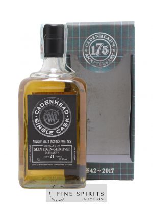 Glen Elgin 21 years 1995 Cadenhead's Bourbon Hogshead - One of 252 - bottled 2017 Single Cask ---- - Lot de 1 Bottle