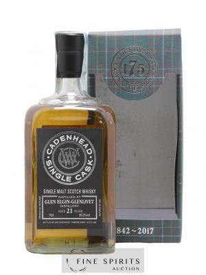 Glen Elgin 21 years 1995 Cadenhead's Bourbon Hogshead - One of 252 - bottled 2017 Single Cask 