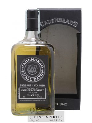 Aberlour-Glenlivet 25 years Cadenhead's Small Batch   - Lot de 1 Bouteille