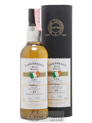 Cooley 13 years Cadenhead's Bourbon Barrel - One of 228 - bottled 2005 World Whiskies ---- - Lot de 1 Bottle