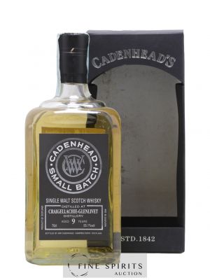 Craigellachie 9 years 2009 Cadenhead's Small Batch One of 570 - bottled 2018 ---- - Lot de 1 Bouteille