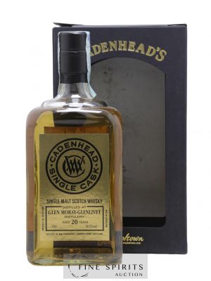 Glen Moray 20 years 1998 Cadenhead's Bourbon Hogshead - One of 234 - bottled 2019 Single Cask   - Lot of 1 Bottle