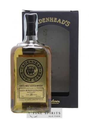 Glen Moray 20 years 1998 Cadenhead's Bourbon Hogshead - One of 234 - bottled 2019 Single Cask ---- - Lot de 1 Bottle